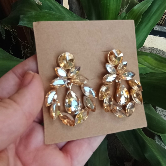 Champagne Earrings - Picture 7 of 7